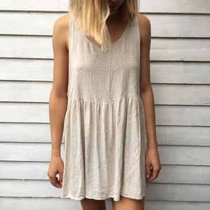 urban renewal remnants plaid babydoll dress